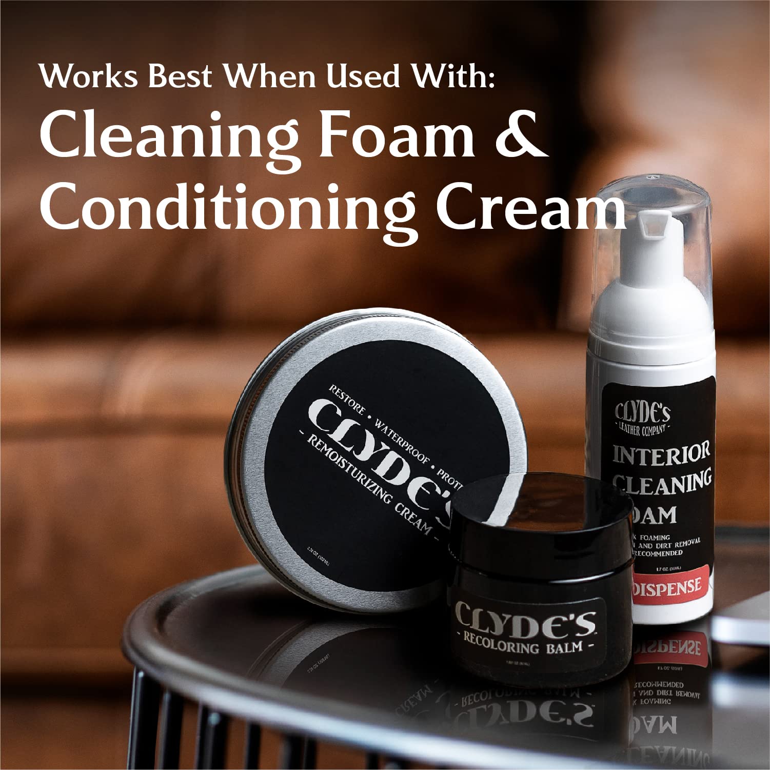 Clyde's™ Leather Recoloring Balm
